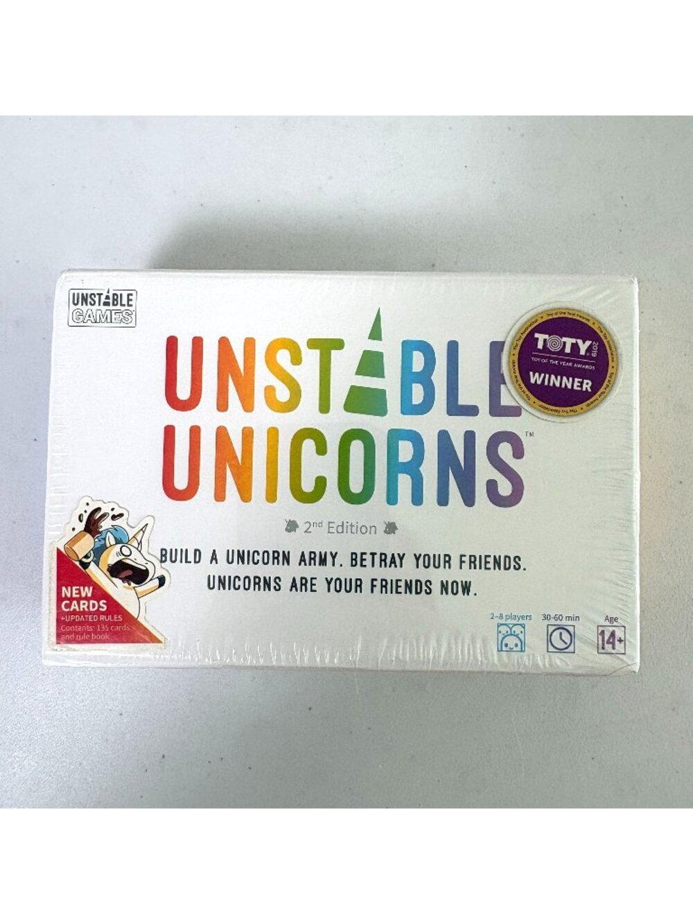 Unstable Unicorns Card Gameβ 2nd Edition Strategy Party Game 2-8 Players NEW